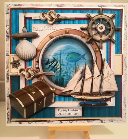 Male card Sail Away Mini kit  by Jennifer Selbie