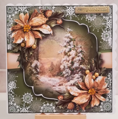 Snowflakes Border - Snowy Woods by Jennifer Selbie