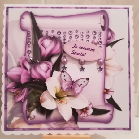 Vintage Scroll Amazing Amaryllis Mini Kit by Jennifer Selbie