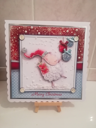 Wish Ewe A Merry Christmas Card Kit by Jennifer Selbie
