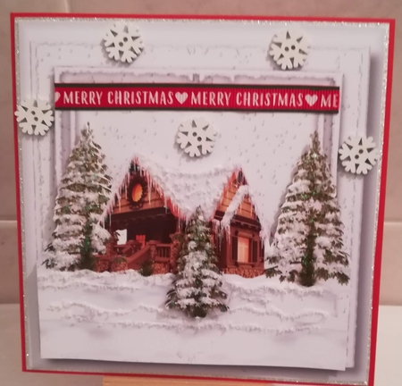 Nutcracker Cottage 8x8 by Jennifer Selbie