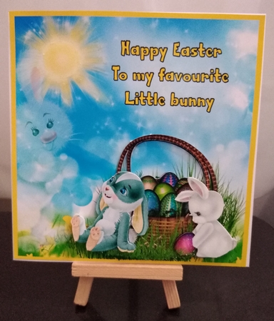 Easter baskets in grass by Jennifer Selbie