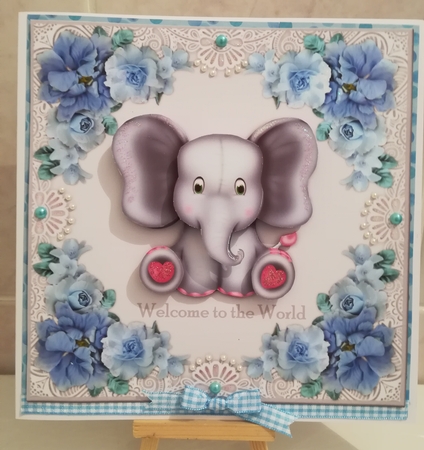 Welcome baby Boy Mini kit by Jennifer Selbie