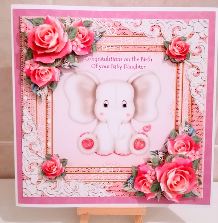 Welcome baby Girl Mini kit by Jennifer Selbie