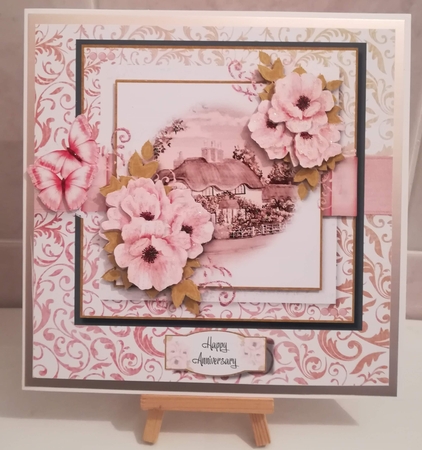 Watercolour Vintage Pink Poppy 2 by Jennifer Selbie