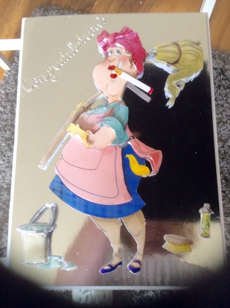 Cleaning Lady Decoupage Sheet. by Jennifer Swandells