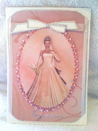 Wedding Quick Card with Decoupage by Jennifer Swandells