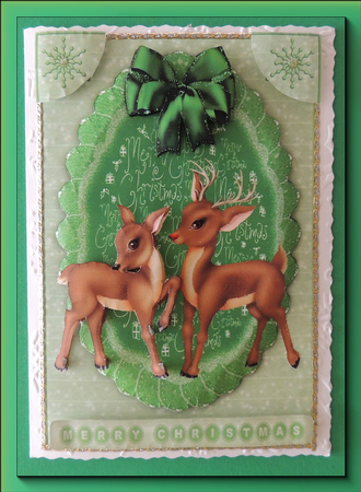Frosted Edge Bauble Style Mat by Jennifer weary