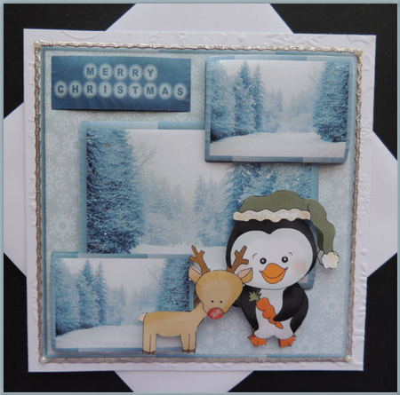 Blue Winter Scene 4 by Jennifer weary
