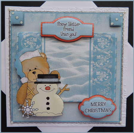 Blue Winter Scene 8 by Jennifer weary