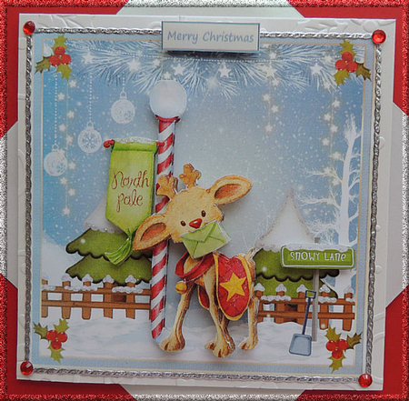 North Pole Wishes Christmas Topper by Jennifer weary