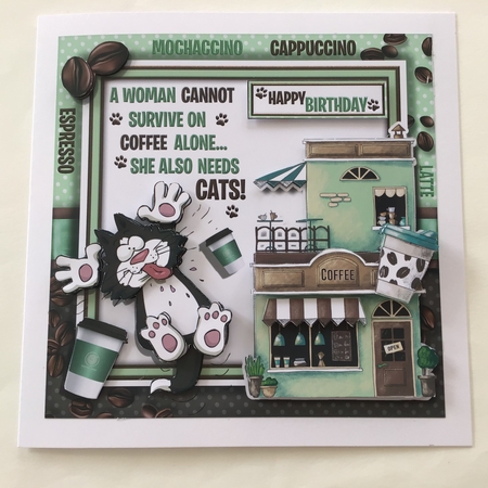 A Woman Cannot Survive on Coffee Alone Bumper Kit by Jennifer Archer