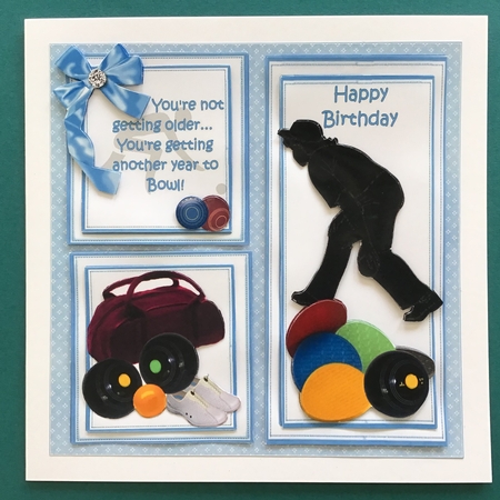 8x8 Another year to bowl ladies mini kit by Jennifer Archer