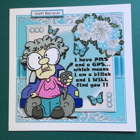 Grumpy Gertrude - PMS and GPS Mini Card Kit by Jennifer Archer