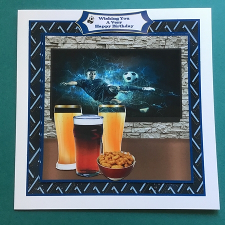 Watching Football With Friends - 8x8 Mini Kit by Jennifer Archer