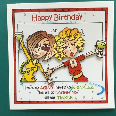 8x8 JJ and Scarlette heres to aging mini kit by Jennifer Archer