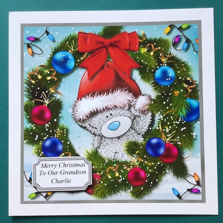 Tatty Teddy Christmas Wreath by Jennifer Archer
