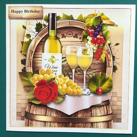 Wine Red Celebration Card Mini Kit by Jennifer Archer