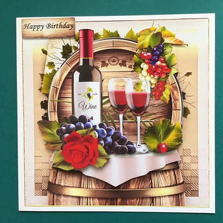 Wine Red Celebration Card Mini Kit by Jennifer Archer