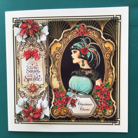 Bumper Kit 2 of Festive Art Deco Mini Page Kits by Jennifer Archer