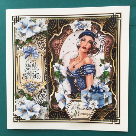 Bumper Kit 2 of Festive Art Deco Mini Page Kits by Jennifer Archer