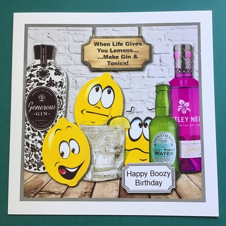 When life gives you lemons.....make Gin and tonics by Jennifer Archer
