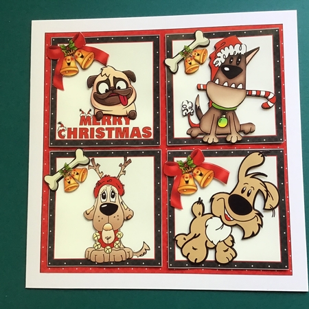 8x8 Christmas with the cats mini kit by Jennifer Archer