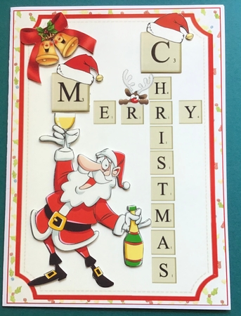 Christmas scrabble by Jennifer Archer