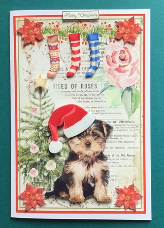 Christmas Party Dog Topper 1 by Jennifer Archer
