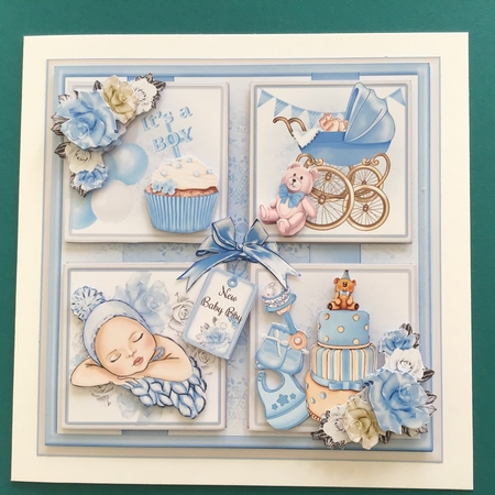 Baby Boy Collage Mini Page Kit by Jennifer Archer