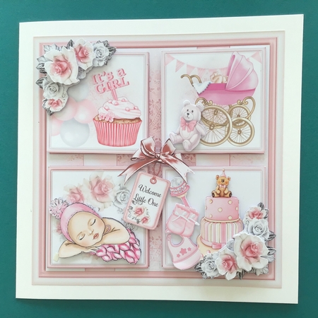 Baby Girl Collage Mini Page Kit by Jennifer Archer