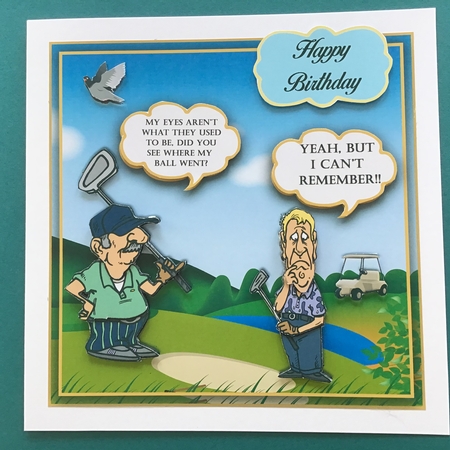 Golfing Buddies  Mini Card Kit #2 by Jennifer Archer