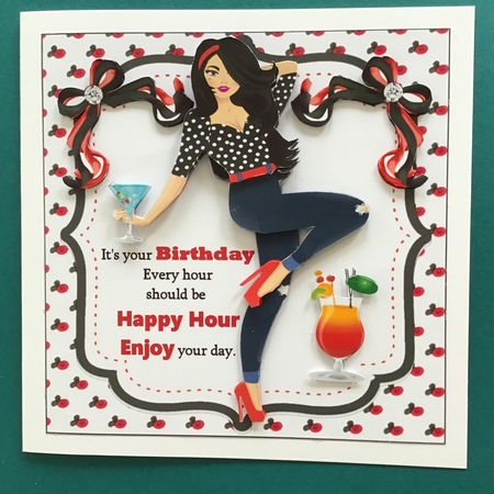 7x7 Happy hour birthday mini kit by Jennifer Archer