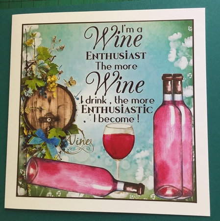 3 Wine enthusiasts card front/toppers by Jennifer Archer
