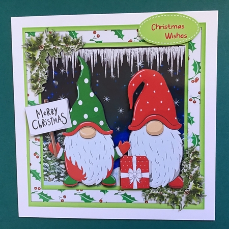 8x8 Mini Kit, Merry Christmas Gnomes by Jennifer Archer