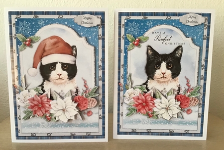 CHRISTMAS CATS 5x7 Bumper Kit by Jennifer Archer