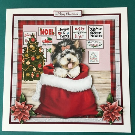 CHRISTMAS YORKIE mini kit by Jennifer Archer