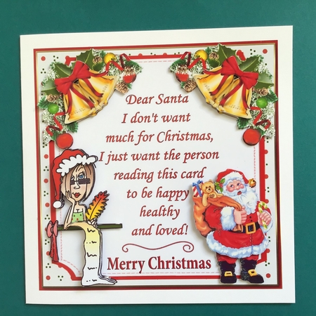 8x8 Dear Santa mini kit by Jennifer Archer