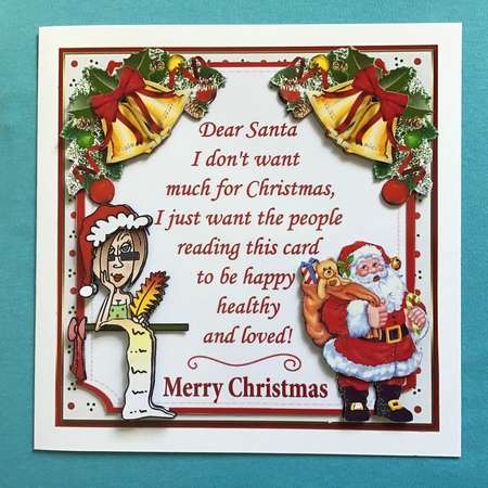 8x8 Dear Santa mini kit by Jennifer Archer