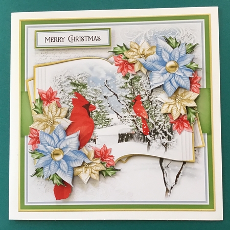 A Winter Story Blue Birds Open Book Bumper Kit by Jennifer Archer