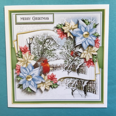 A Winter Story Blue Birds Open Book Bumper Kit by Jennifer Archer