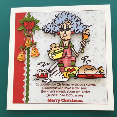 8x8 Stella sends Christmas wishes to her family mini kit by Jennifer Archer