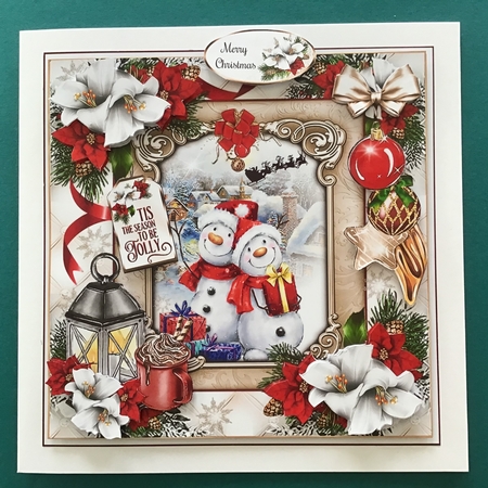 Snowman Couple Mini Page Kit by Jennifer Archer