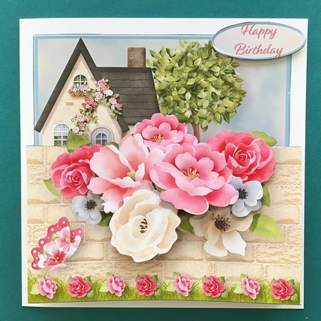 Country Cottage - Garden Wall Card Mini Kit by Jennifer Archer