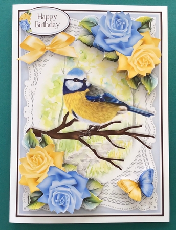 Lace and Roses Birds Bumper Kit by Jennifer Archer