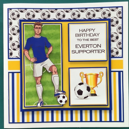 8x8 Everton Decoupage Mini Kit - x5 A4 sheets  by Jennifer Archer