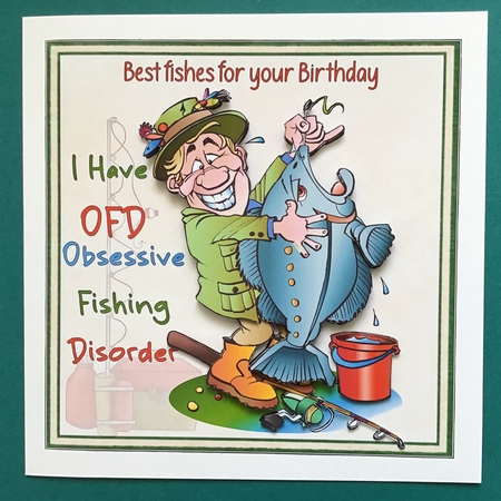 8x8 Birthday fishes mini kit by Jennifer Archer
