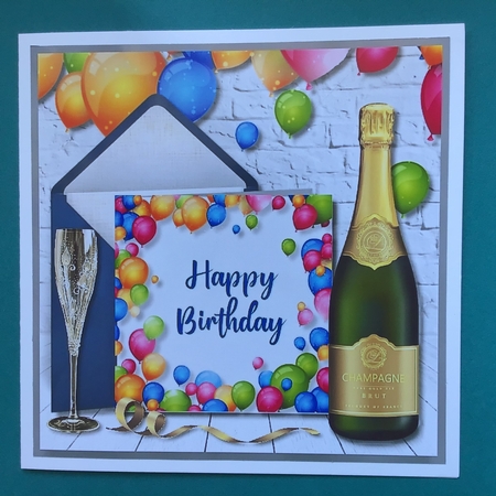 Balloons and Champagne Birthday by Jennifer Archer