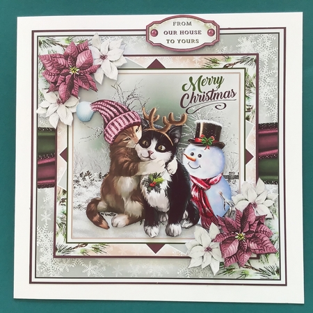 Kitty Christmas 03 Mini Page Kit by Jennifer Archer