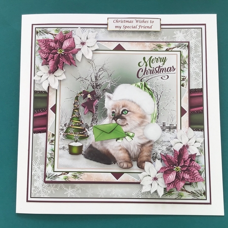 Kitty Christmas 04 Mini Page Kit by Jennifer Archer